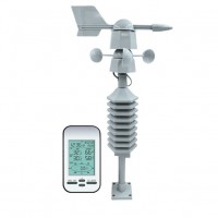 WS0232 Household and Forecast Wireless Weather Station With Anemometer Thermometer  Professional Weather Station