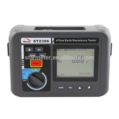 Electronic Three-pole digital earth resistance tester