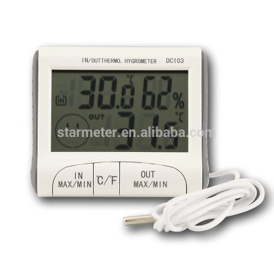 wall clock with thermometer and hygrometer DC103