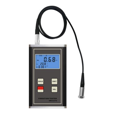 VM-6370 Portable  Vibration Meter Handheld  Displacement, Velocity and Acceleration Simultaneously Display