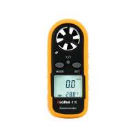 816 RuoShui Portable Air Velocity Air Speed Wind Vane Measuring Digital Mini Anemometer