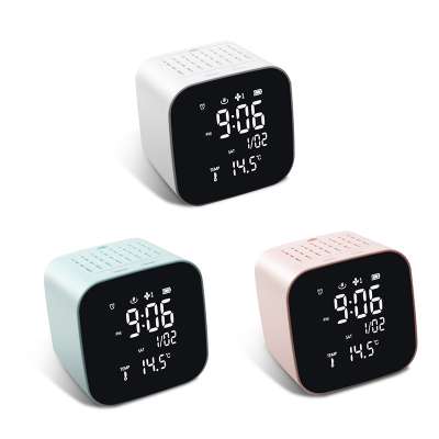 Home Decor Digital Aromatherapy Alarm Clock Temperature Essential Oils Diffuse Slumber Scents Desk Clock Table Clock