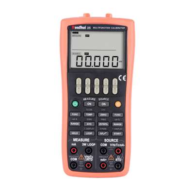 25 Multifunction Process Calibrator for Voltage mA Resistance Thermocouple RTD Frequency Pulse Switch Pressure Signal Generator