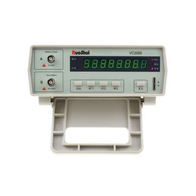 2000 RuoShui Frequency Meter  High Resolution Counter Frequency Meter Benchtop Double Channels  Frequency Counter