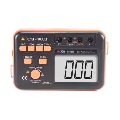 4105B  RuoShui 1000ohm 750V  Digital Earth Resistance Tester Earth Meter Ground Resistance Meter